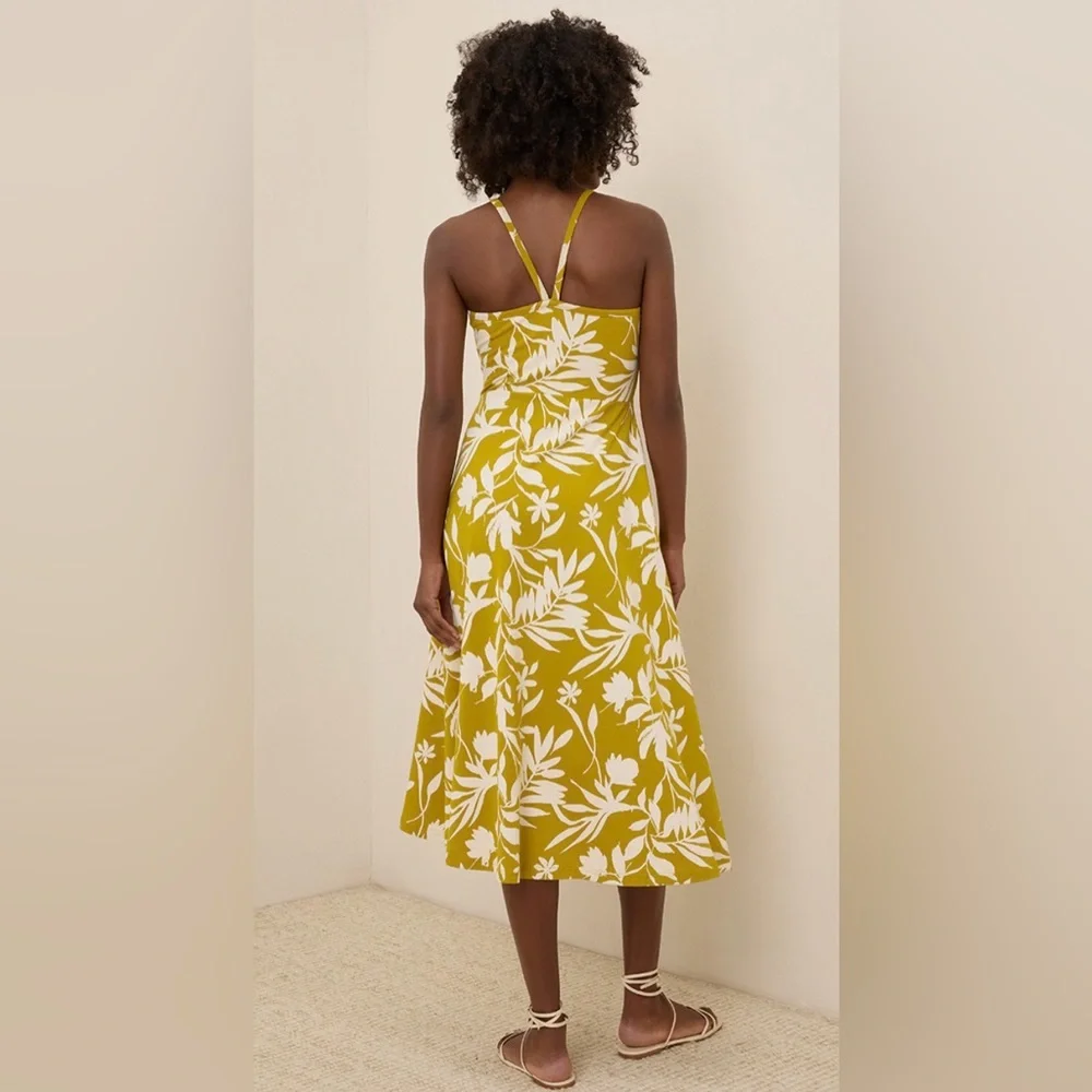 PACT Organic Cotton Fit & Flare Midi Dress - Picture 2 of 10